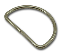 B-DR-02 2000 Silver Metal D-Ring